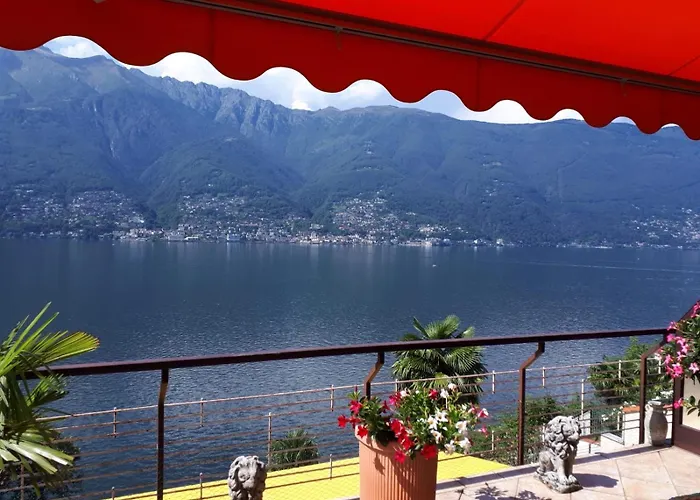 דירה With Panoramic View & Terrace In Pino, Maggiore - Casa Roccia No 7 Pino Lago Maggiore