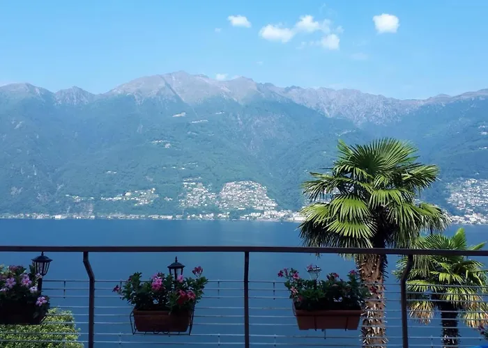 Apartment With Panoramic View & Terrace In Pino, Maggiore - Casa Roccia No 7 Pino Lago Maggiore